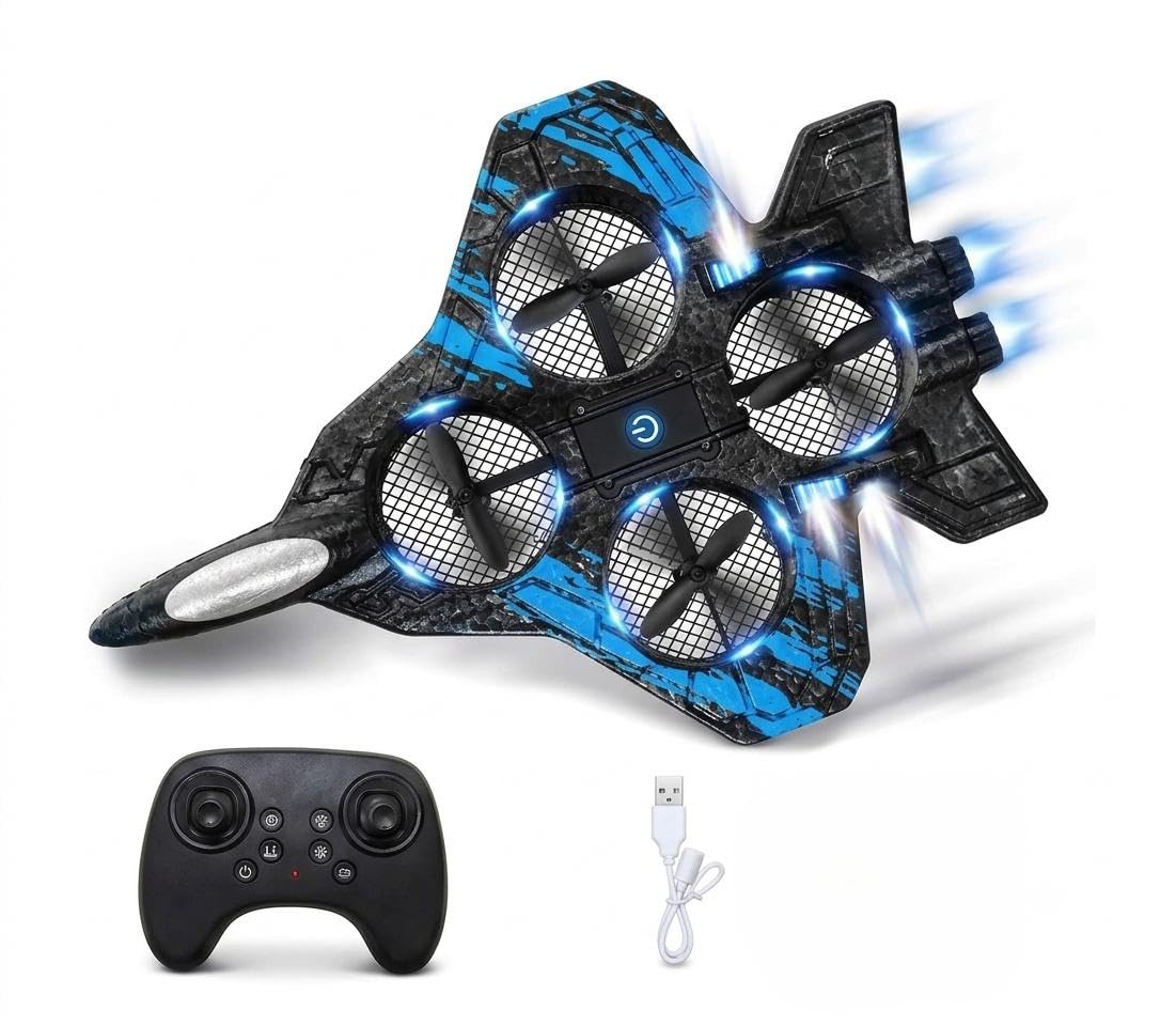 Generic 2.4GHz RC Fighter Jet with LED Lights - Image 1
