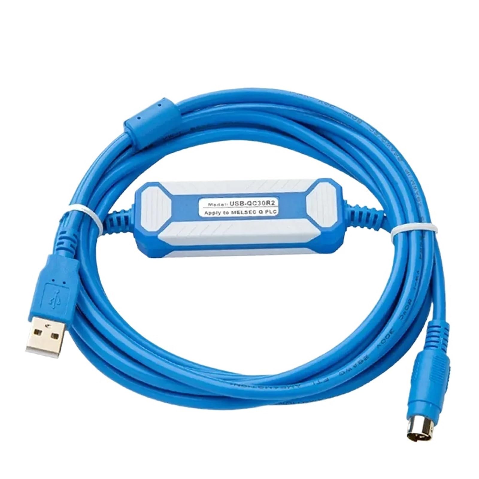 Câble de Programmation USB-QC30R2 for série Q, câble de données de téléchargement USB/RS232 Compatible Windows 7/XP(FTDI Type)