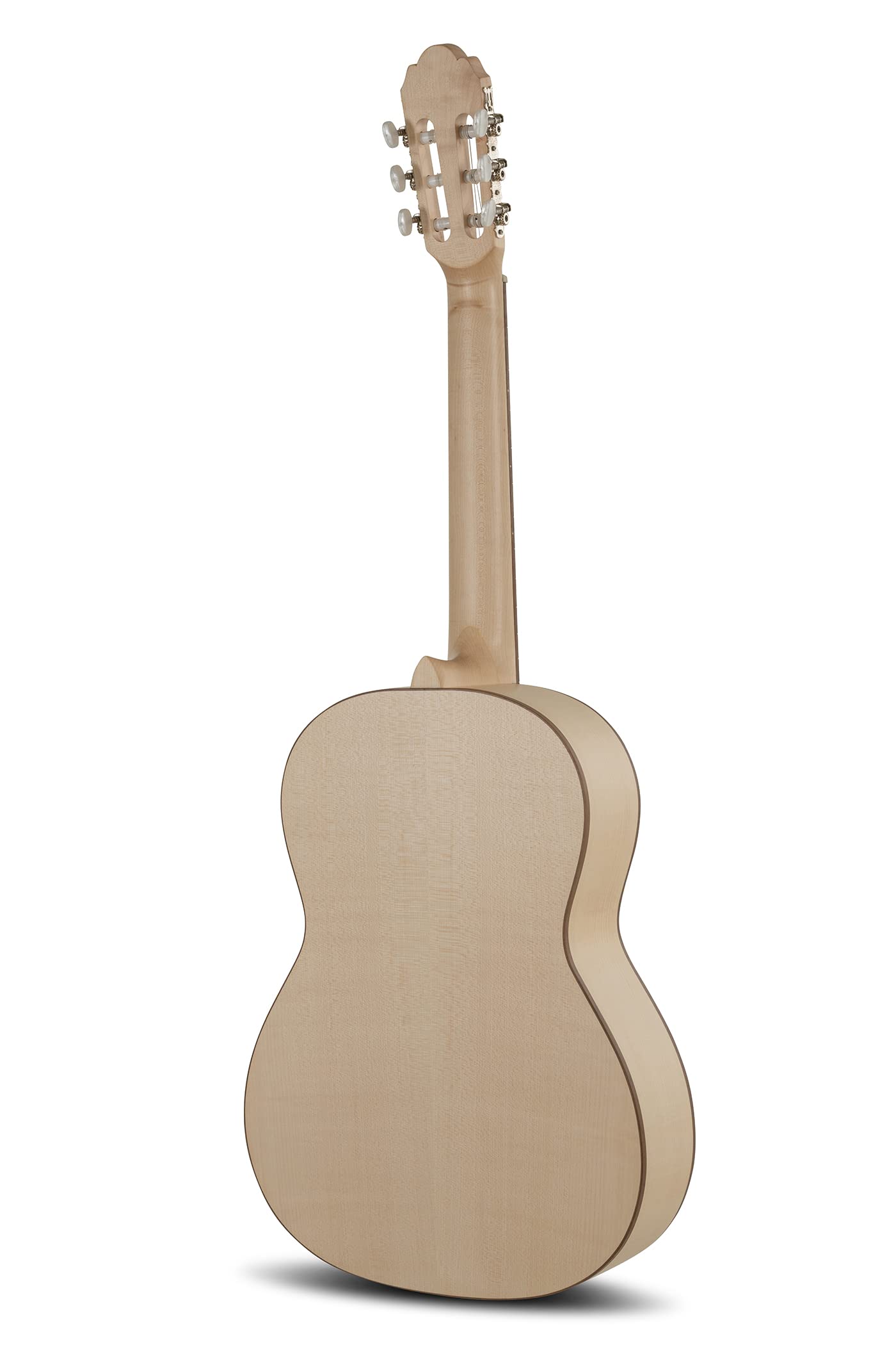 GEWA guitare de concert, guitare classique Pro Natura Silver - taille 4/4 - table en épicéa massif - fond/éclisses érable - couleur naturelle - satiné - cordes Hannabach - fabriquée en Europe