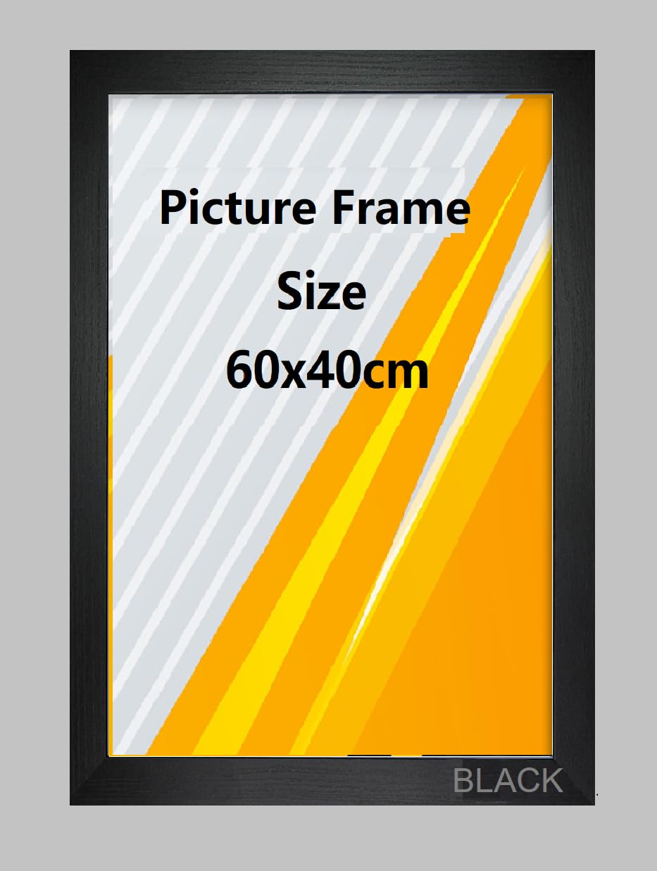 OB2H 40x60cm Black Picture Photo Poster Frame