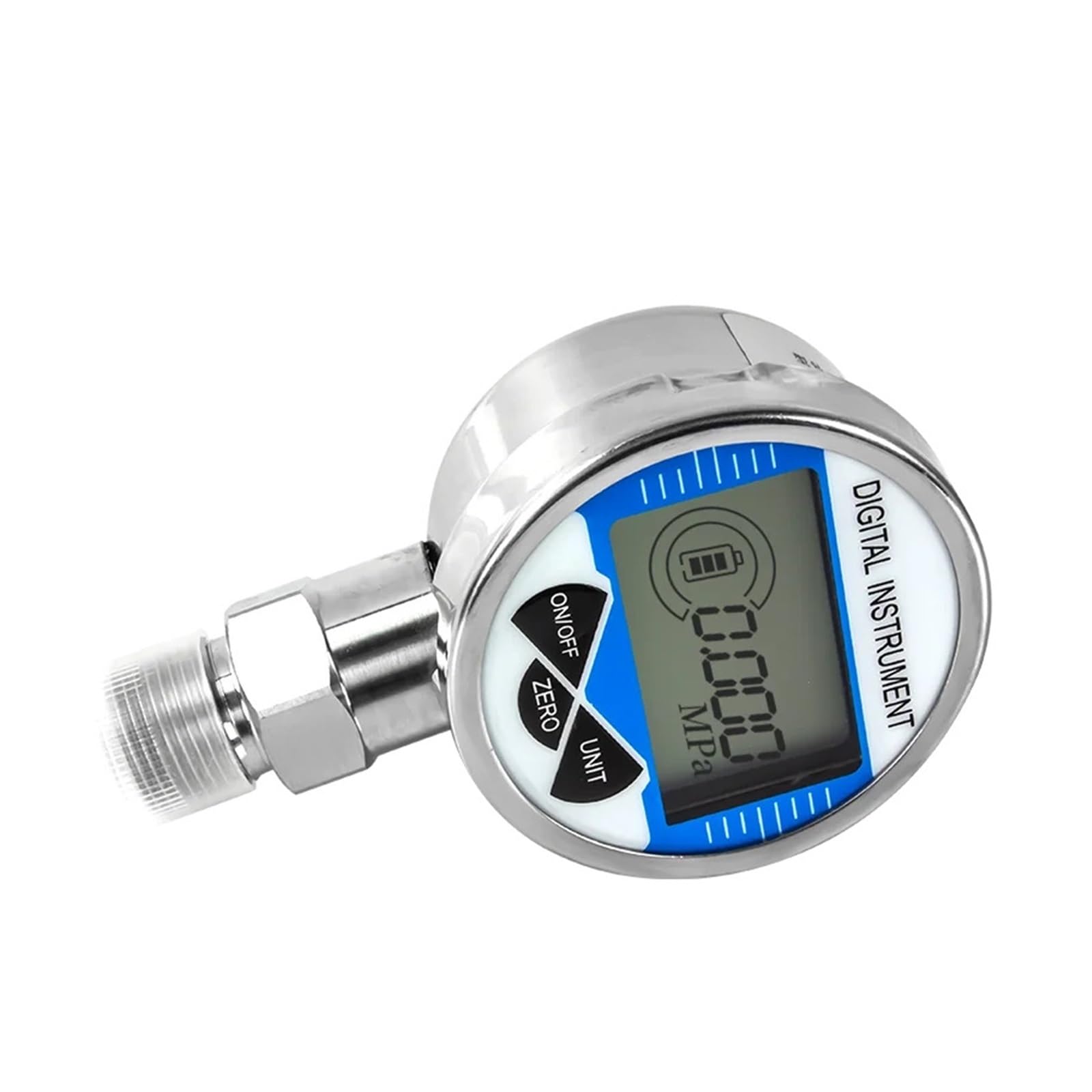 Manómetro, Medidor de presión con pantalla LCD Radial, medidor de presión de Gas, agua, aire y combustible, esfera de 60mm, 0-30Mpa, 0-40Mpa, 0-60Mpa, rosca G1/4, 0-400bar