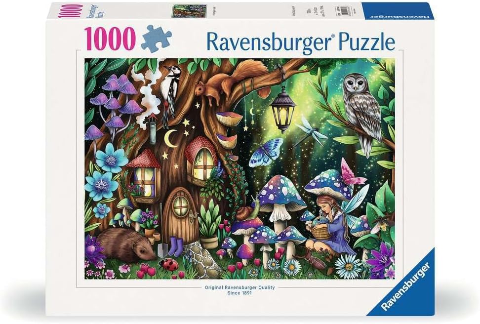 Ravensburger Puzzle 12000786 - in The Fairy Land - 1000 Pieces Puzzle for Adults and Children from 14 Years, Fantasy Puzzle