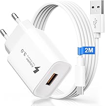 Quick Charge 3.0 18W USB Charger for Xiaomi Redmi 12/Note 12/11/10/9/8,11T/Mi12/Mi11/Mi10/Mi9/Redmi Pro5G/Poco X3 Pro NFC, Quick Charge 3.0 USB Charger with 2M USBC Cable