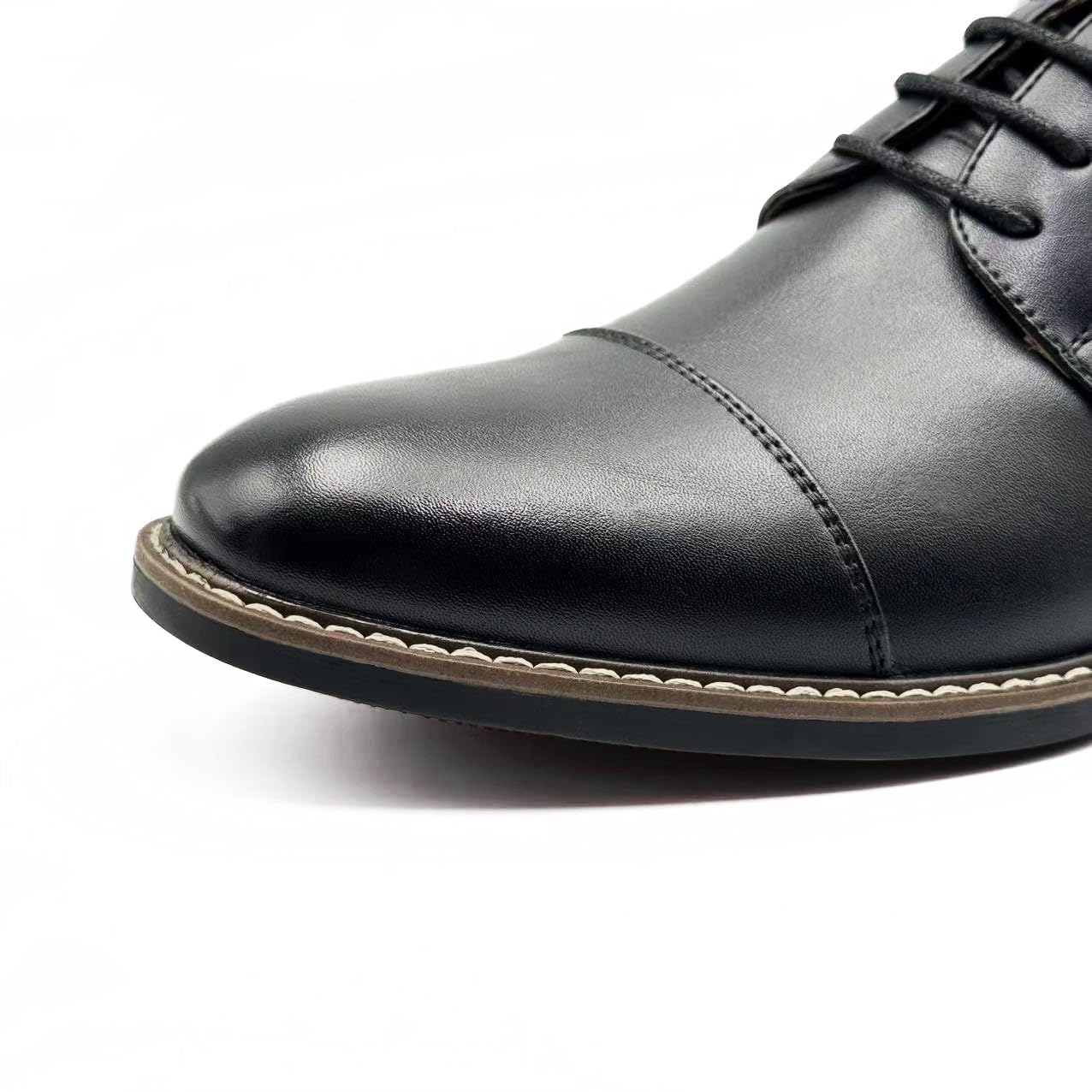 Finishing & Sewing Męskie sznurowane buty Oxford
