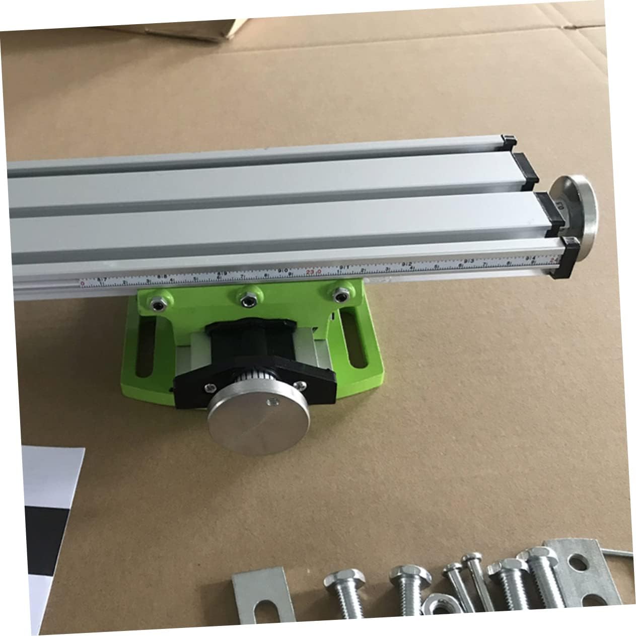 VILLCASE Mini Milling Machine Work Table Vise 2 Adjustable Cross Slide Vise for 12.2-3.54 Inch Bench Drill Portable Compound Slide Table for Metalworking and Woodworking