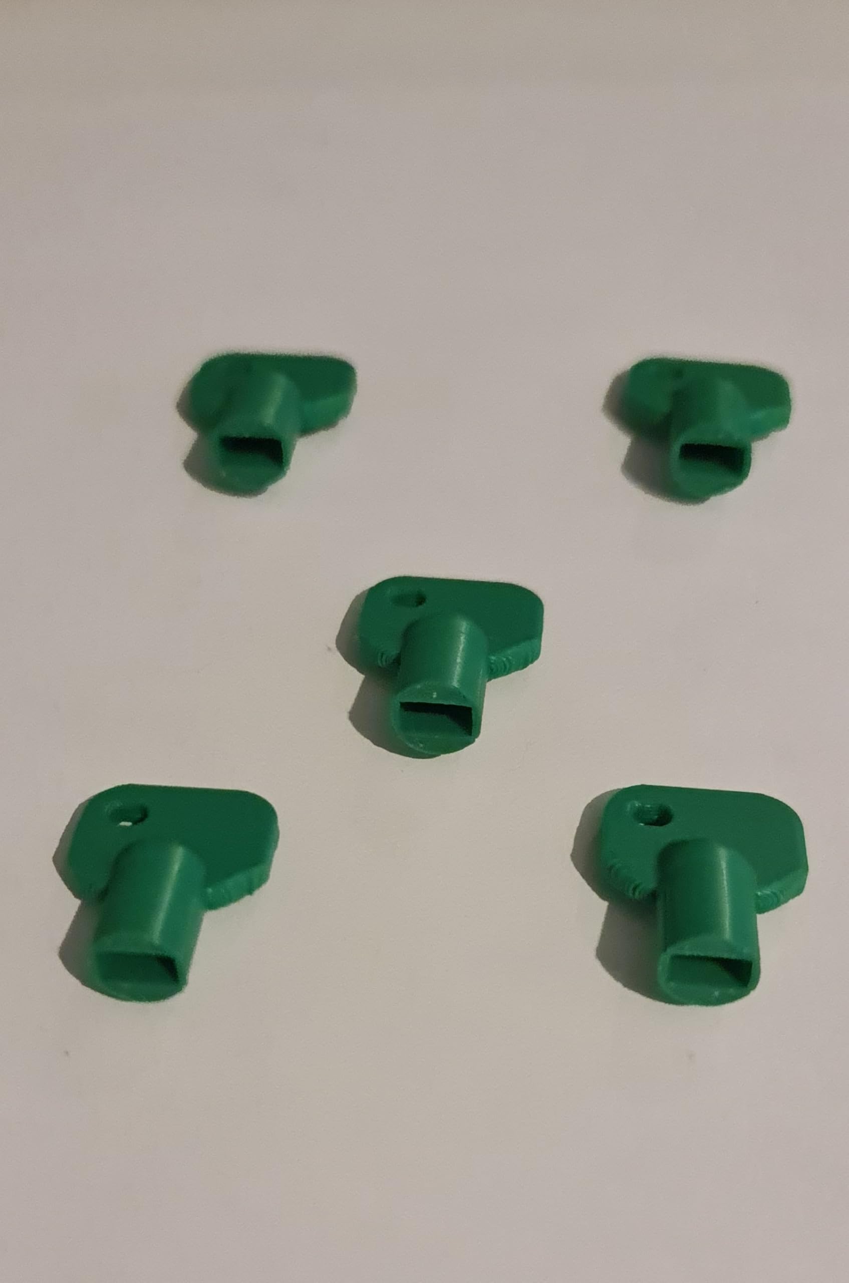 Lockshield Key Radiator Valve Microbore Myson Matchmate - Rectangular 8x4mm 5pcs, Black - Image 4