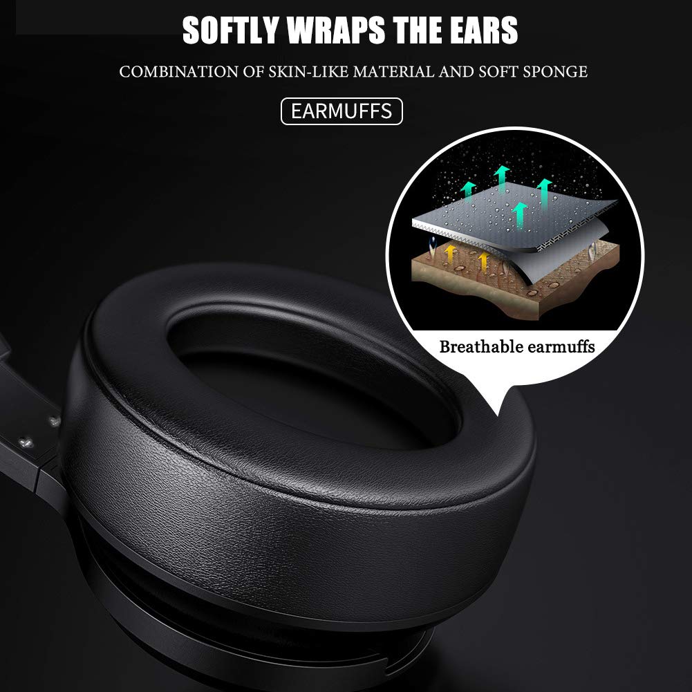 Bezprzewodowe słuchawki do gier, lekkie słuchawki ze światłem LED i miękkie słuchawki z pamięcią do PS4/Xbox One/Mac/PC Controller/Laptop, Switch i kompatybilność mobilna (srebrny)