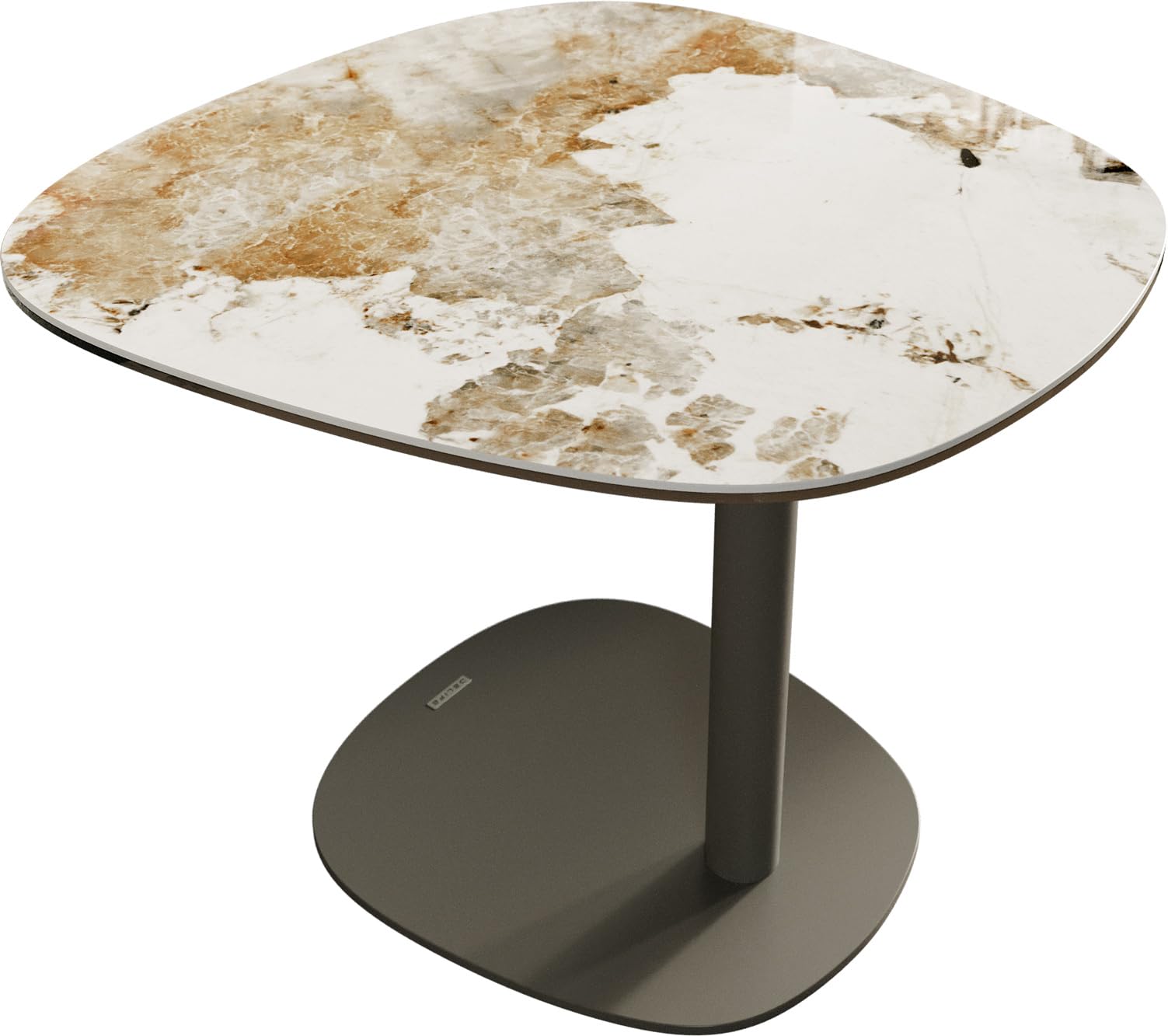 table d’appoint Edge Boot 60x60 cm céramique Minas Melange Eleny Metall