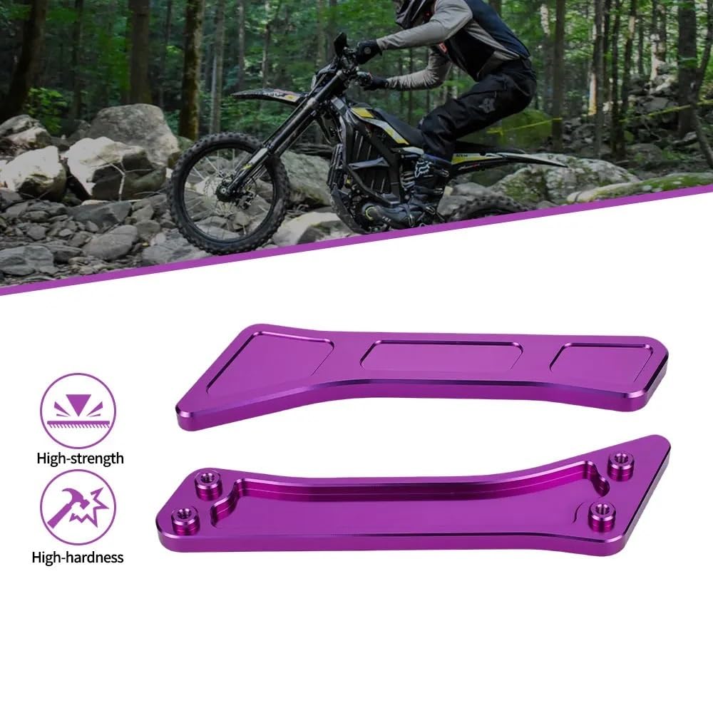 Passend für Surron Ultra Bee Seite links und rechts CNC-Aluminiumlegierung Motorradteil Batterieschutzkomponenten(Black)