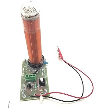 SAI ROBOTIC Tesla Coil ON PCB Ready to USE Electronic Circuit with NEON Bulb