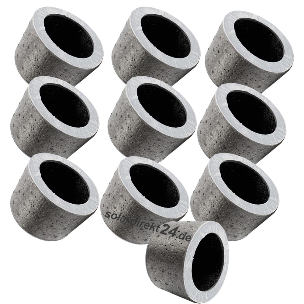 10er-Set Isolierkappe IK40 – Universell einsetzbar von ½" bis 2" – Energieeffizient, wiederverwendbar, Ø 11 cm
