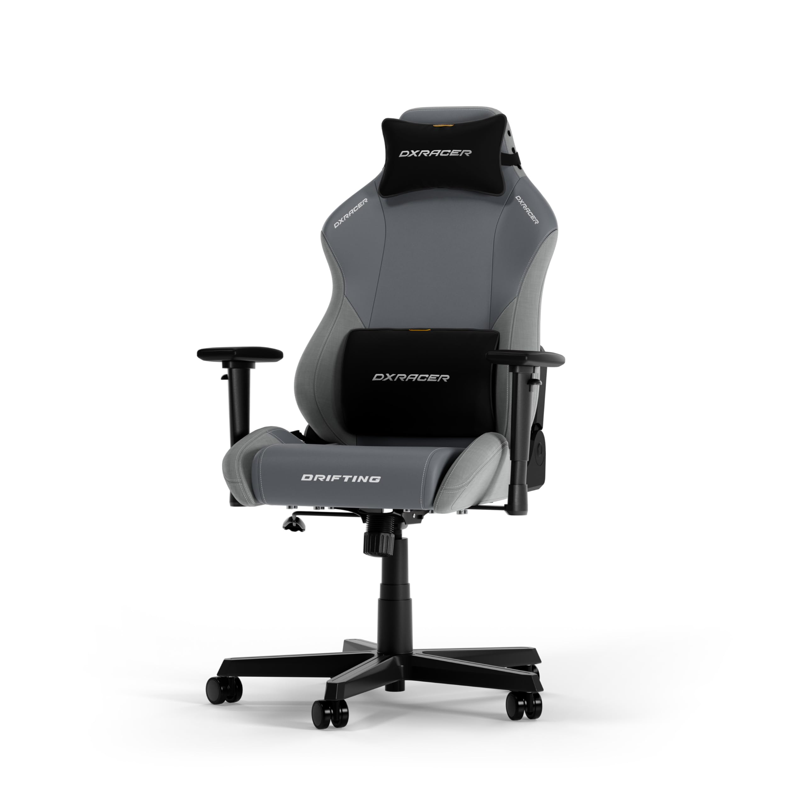 DXRacer Drifting L Gris EPU Cuero & Tela La Silla de Gaming Original