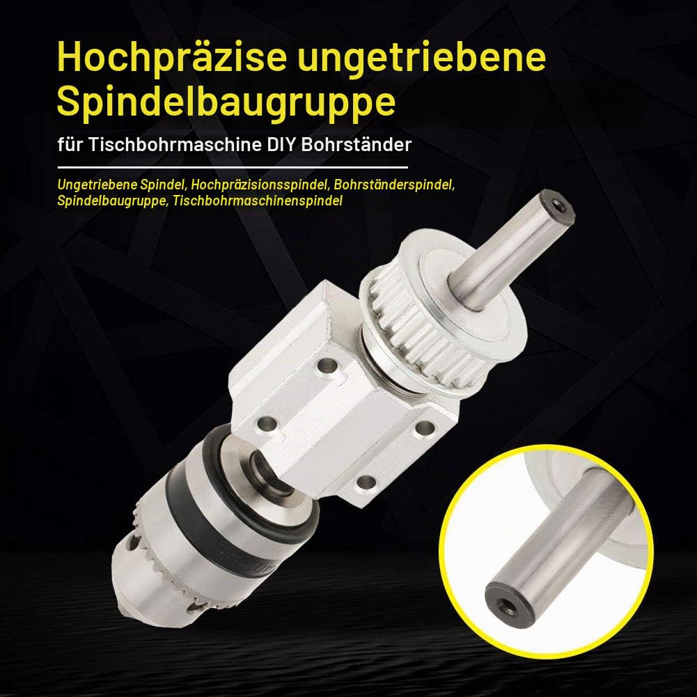 Hochpräzise kraftlose Spindelbaugruppe für Tischbohrmaschine DIY-Bohrmaschine CNC-Fräsmaschine MEHRWEG VERPACKUNG socialme-eu