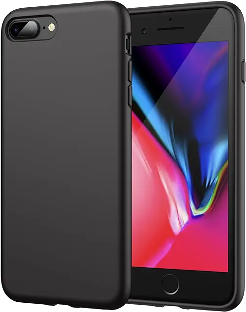 Coque iPhone 8 Plus en Silicone Douce - Protection Complète avec Doublure Microfibre
