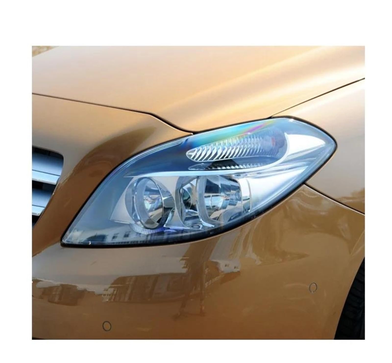Per Mercedes Per Benz Classe B W246 B180 B200 2012-2015 Faro Anteriore Copriobiettivo Paralume Lampada In Vetro Borsette Maschera Faro Anteriore Automobile Copri Lente(Giusto)