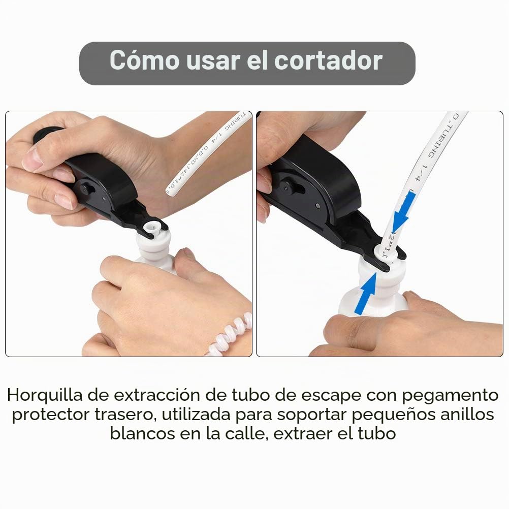 Kit de Frigorífico Manguera de Suministro de Agua Universal de 15 m, Conector de Manguera de Frigorífico de 1/4 ", Kit de Filtro para Frigorífico Samsung / Frigorífico Europeo / Frigorífico Americano