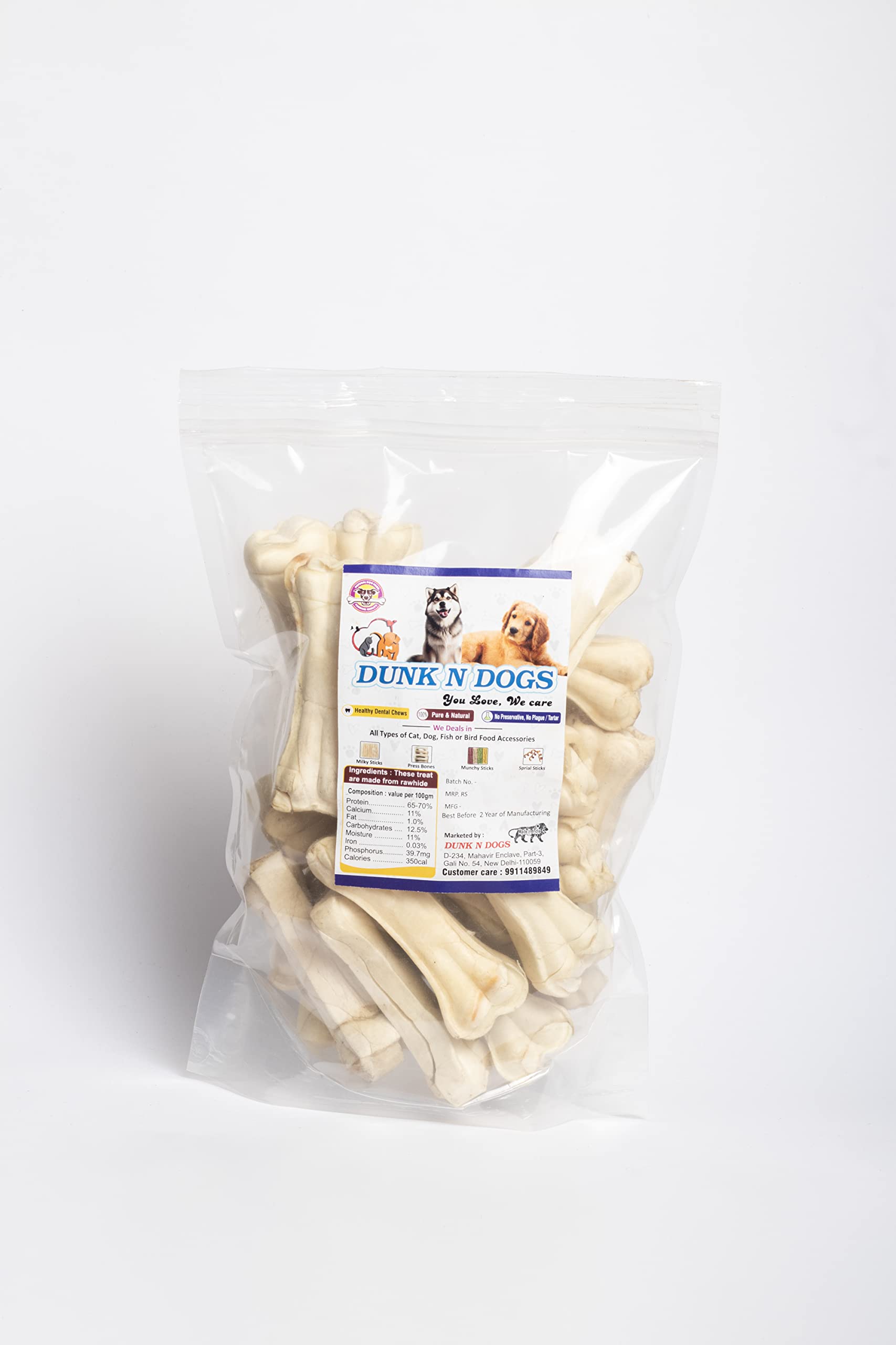Dunk N Dogs Rawhide Bones for Dogs 3 Inch Pressed Bones for Adult Dogs Calcium Bone Dog Bones Chew Bones for Puppy Calcium Treat for Dogs Puppy Treat (Pack of 1KG, Chicken Flavour) (B0BH4T11G3) Amazon Price History, Amazon Price Tracker