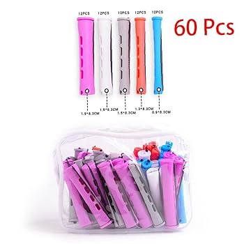 Amazon | ヘアパーマロッドセット5サイズの波のロッドの