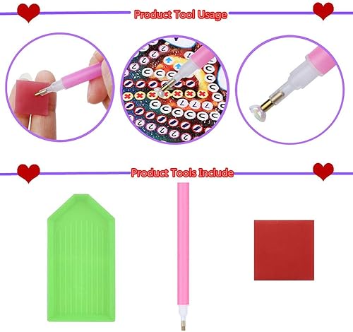 Miniatura 3 de Orgone Goblin - Kit de adornos de escritorio con pintura de diamantes 5D para bricolaje, decoración de mesa, arte de mosaico, manualidades,