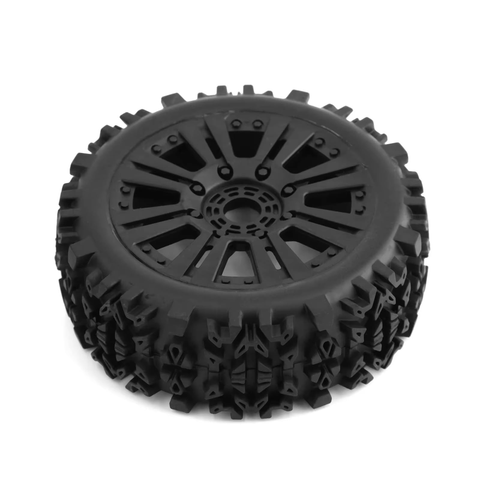 RC Pneus Jante Compatible avec ARRMA pour Talion pour Redcat pour Team pour Losi pour Kyosho pour HPI pour HSP 1/8 Voiture RC Tout-Terrain, Roues Et Pneus