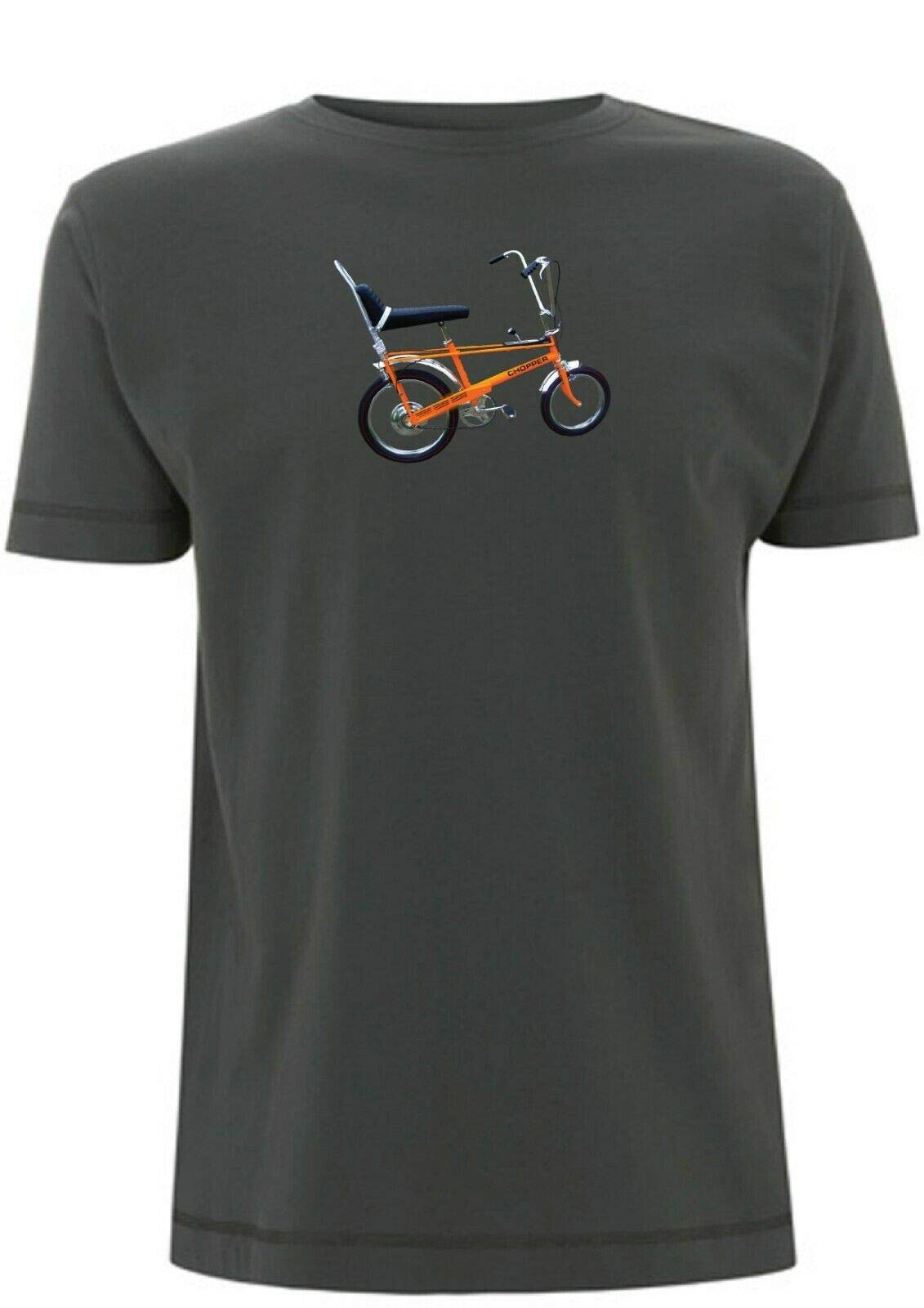 Time 4 Tee Raleigh Chopper Inspired MK1 T Shirt Cycling 1970s Vintage Bike BMX Classic Ride Retro Bicycle collectable 70's Gift (X Large, Grey)