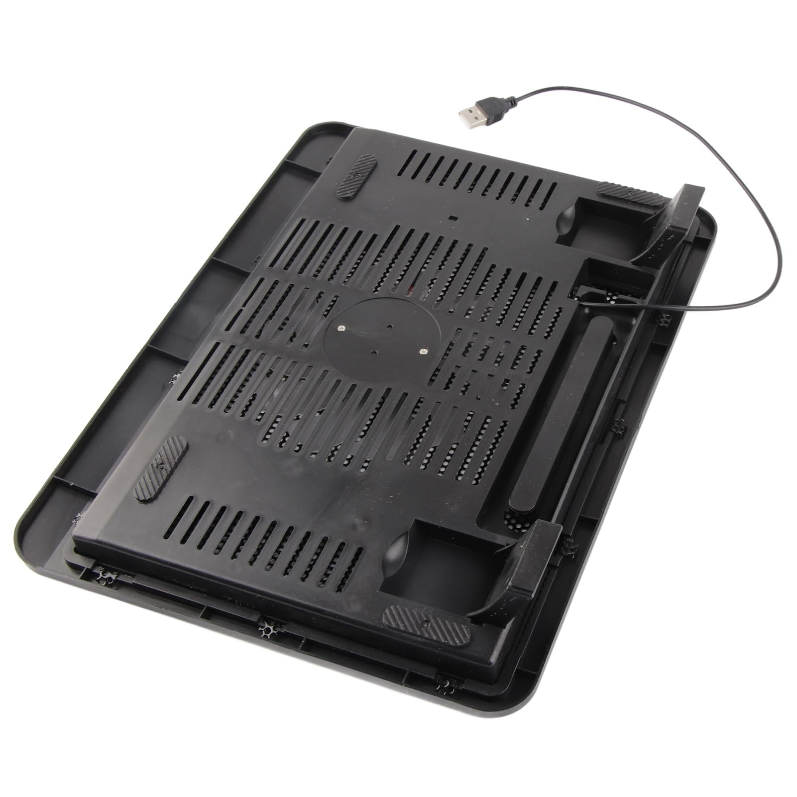 Podkładka Chłodząca Notepal L2 Podstawa Chłodząca do Laptopa z Dużym Wentylatorem Podstawka USB do Notebooka 14 lub Mniejszego Czarna, żelazna Siatka + Inżynieryjne Tworzywa