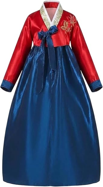 Korean Traditional Women Dress Hanbok Set Long Sleeve Cosplay Costume Dance Palace Wedding Party