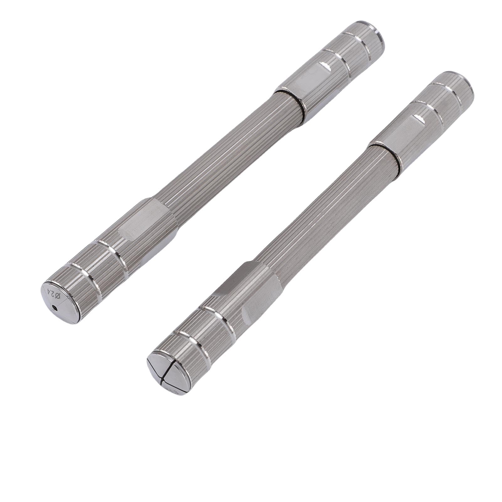 Buachois, Ensemble d'étaux à broches à double extrémité, perceuse à main manuelle, matériau en acier inoxydable, longueur 12 cm, outil de réparation de montres pour la fabrication