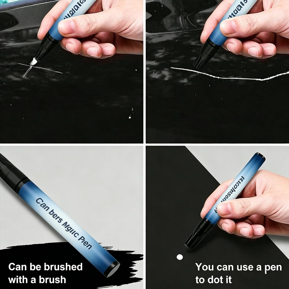 KARELLS All Cars Magic Pen – 2pcs Magischer Stift Zur Kratzerentfernung Im Auto,Schnelle Lösung Für Kratzer Und Lackschäden,Passt Für Alle Autofarben,Einfach Zu Verwenden