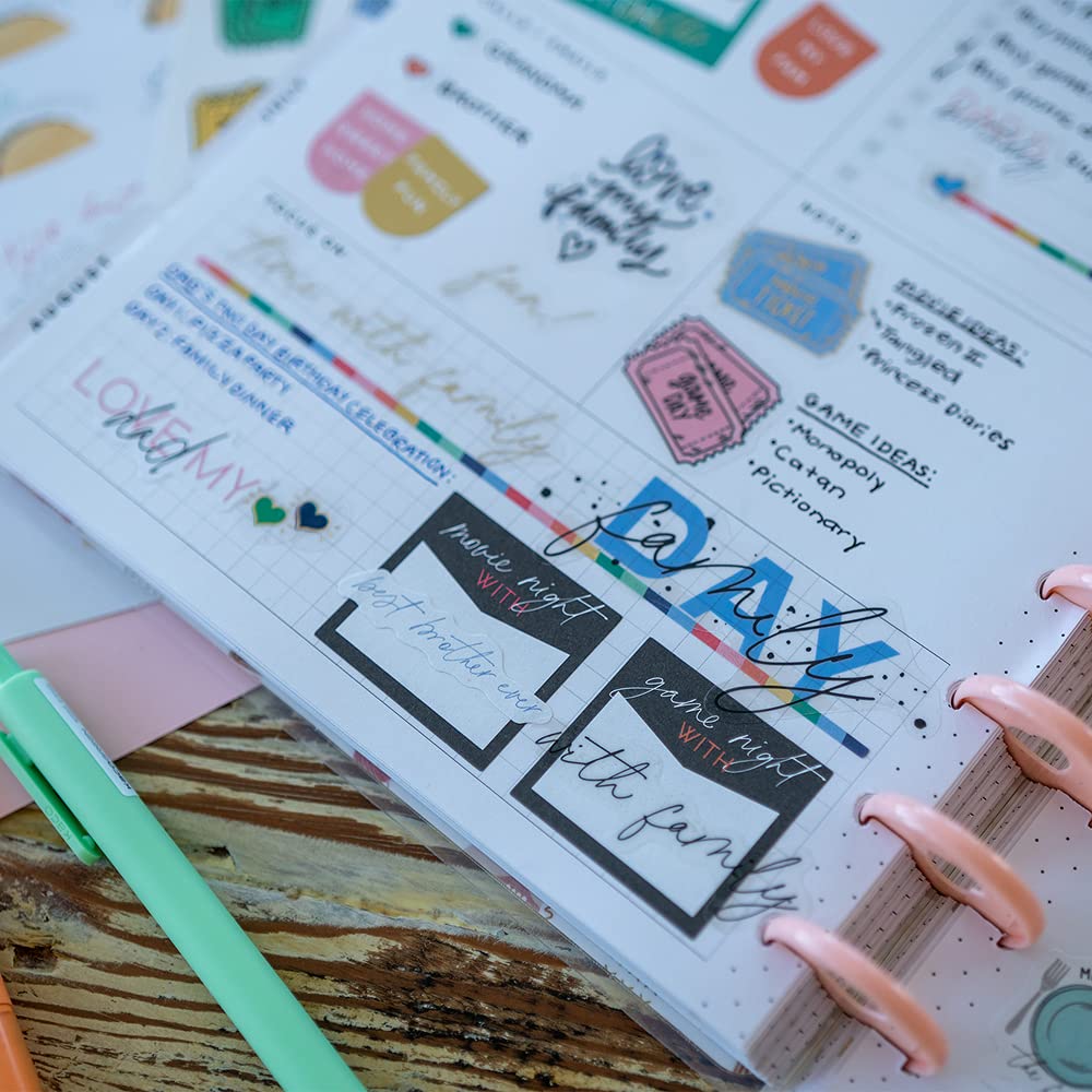 The Happy Planner Sticker Pack - 30 Sheets, 1151 Stickers For Planners & Journals