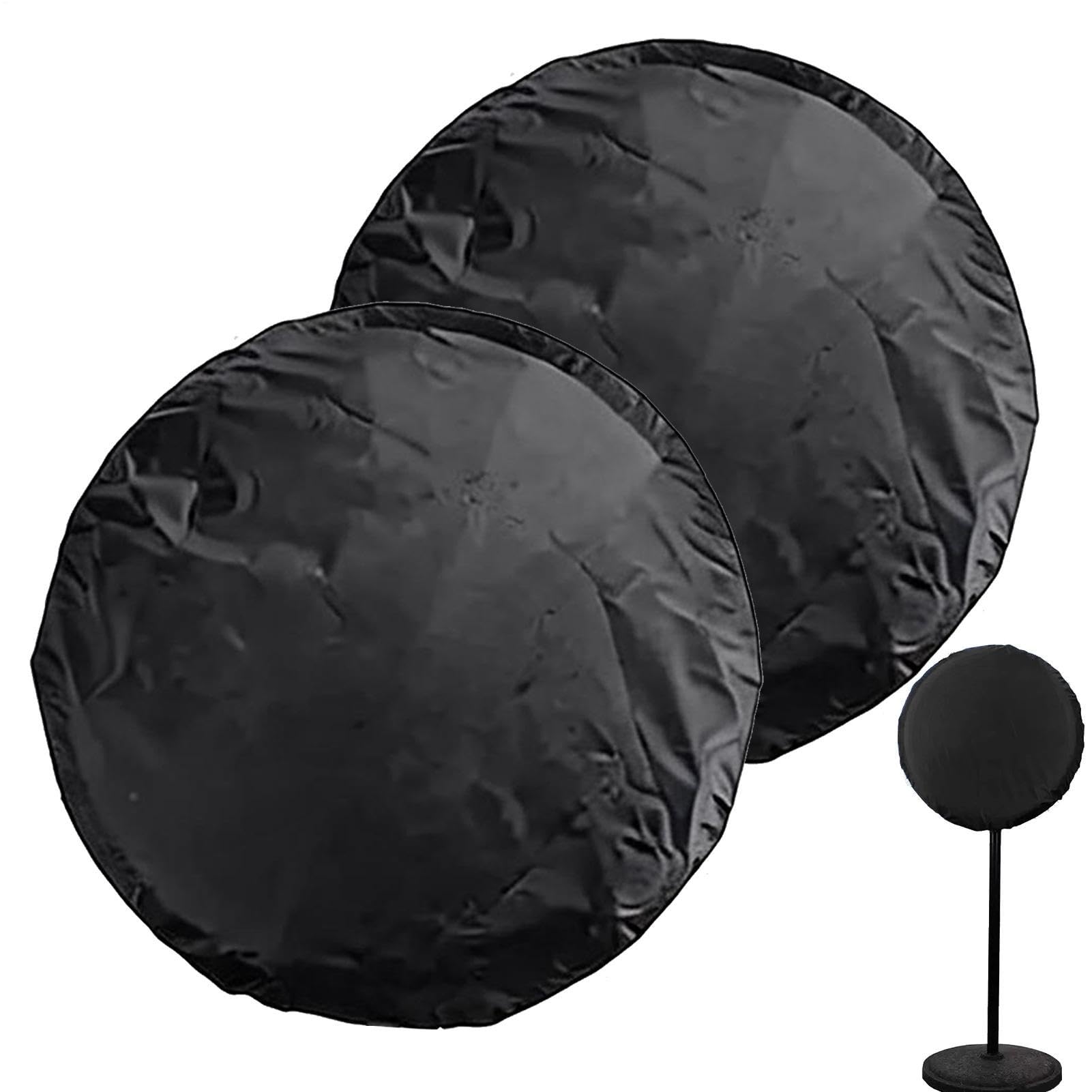 Fan Covers, 2 Pieces Dustproof Washable Drawstring Protective Storage