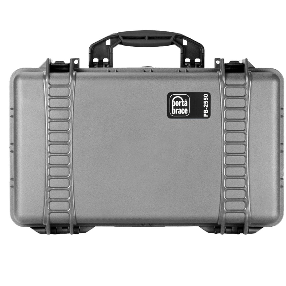 PORTA BRACE PB-2550DSLRP Wheeled Hard Case with Premium Divider Kit, Silver Platinum