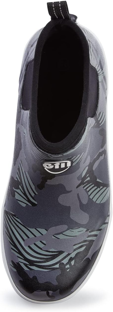 Gill Mens Hydro High-Performance Short Fishing, Deck, Rain Shoe Boot - Waterproof Insulated