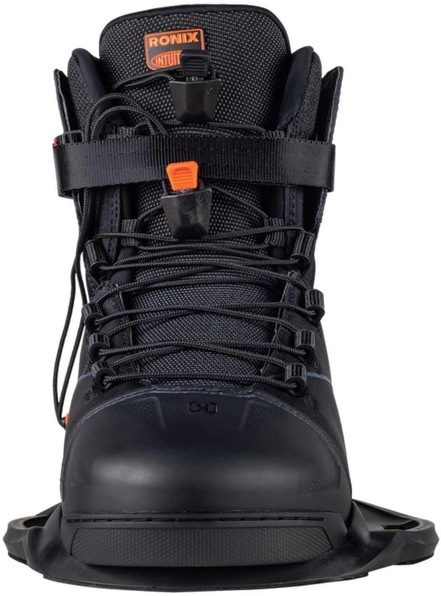 Ronix Kinetik Project EXP Intuition Wakeboard Bindings 2026 [Black/Charcoal], Men's 10