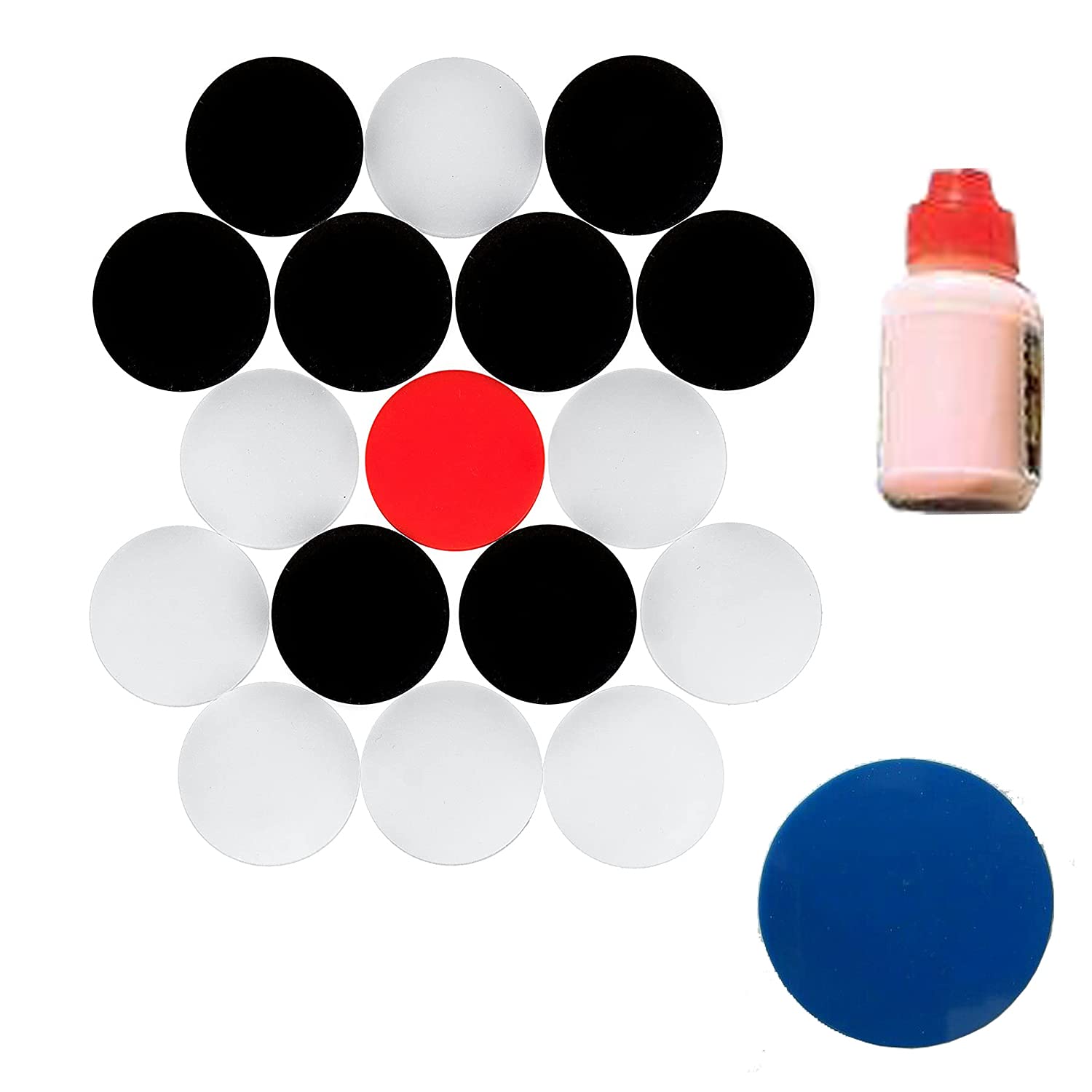 Fit City Care India 19 Carrom Coins (Goti) with 1 Striker & 5g Powder Carrom Board Game Accessories | 5mm Sheet Acrylic Coins (B09672CWY2) Amazon Price History, Amazon Price Tracker