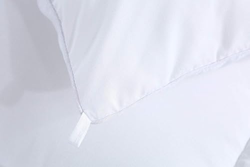 Miniatura 4 de BRIGHTLINEN Edredón reversible tamaño individual, 500 GSM, 1 pieza, 100% algodón egipcio, ligero, alternativo al plumón, transpirable, suave y