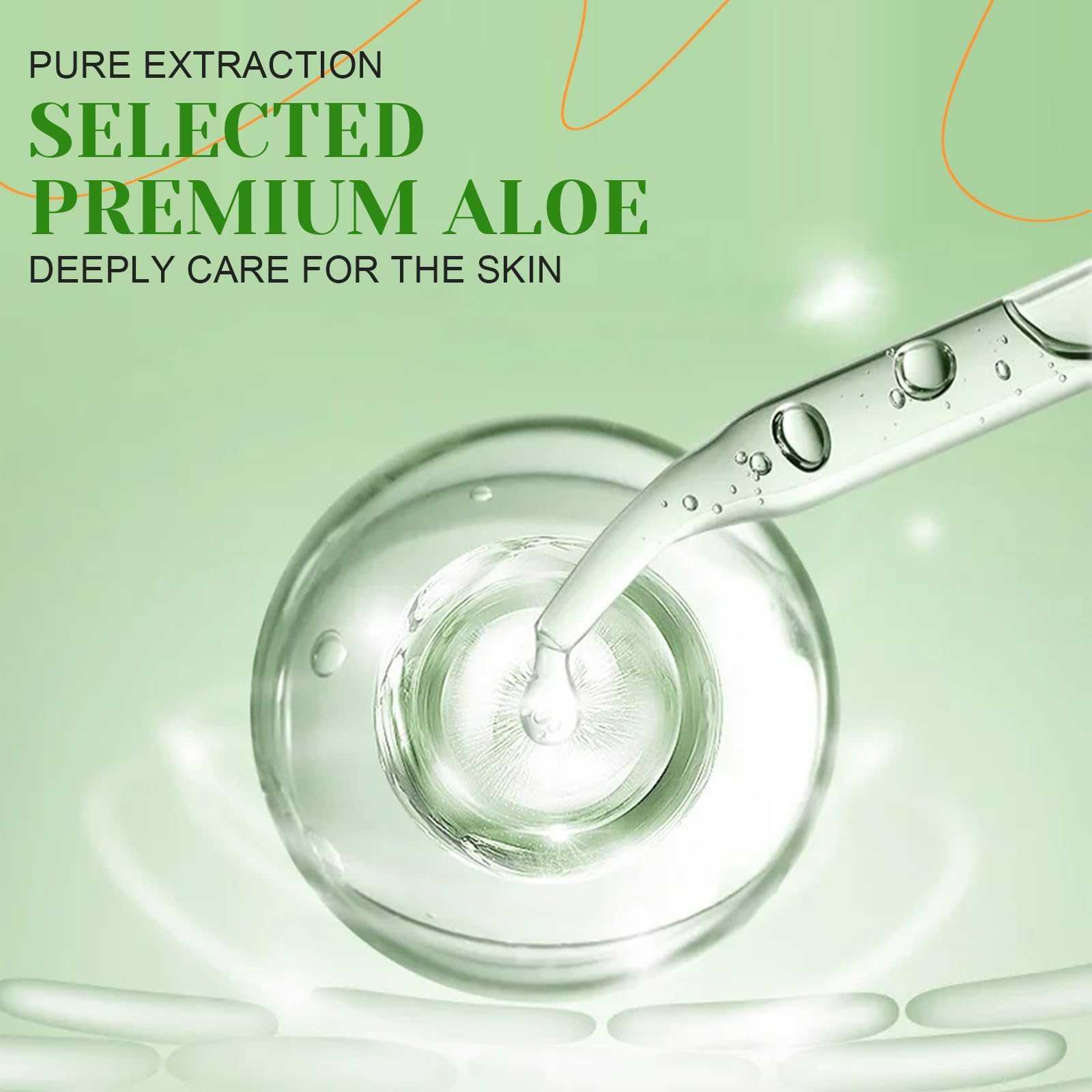250 ml Gel d’aloe vera,Crème soin rafraîchissant&apaisant pour la peau,formule hydratante douce,nourrissant visage et corps,Pour une utilisation régulière sur peau sèche ou exposée