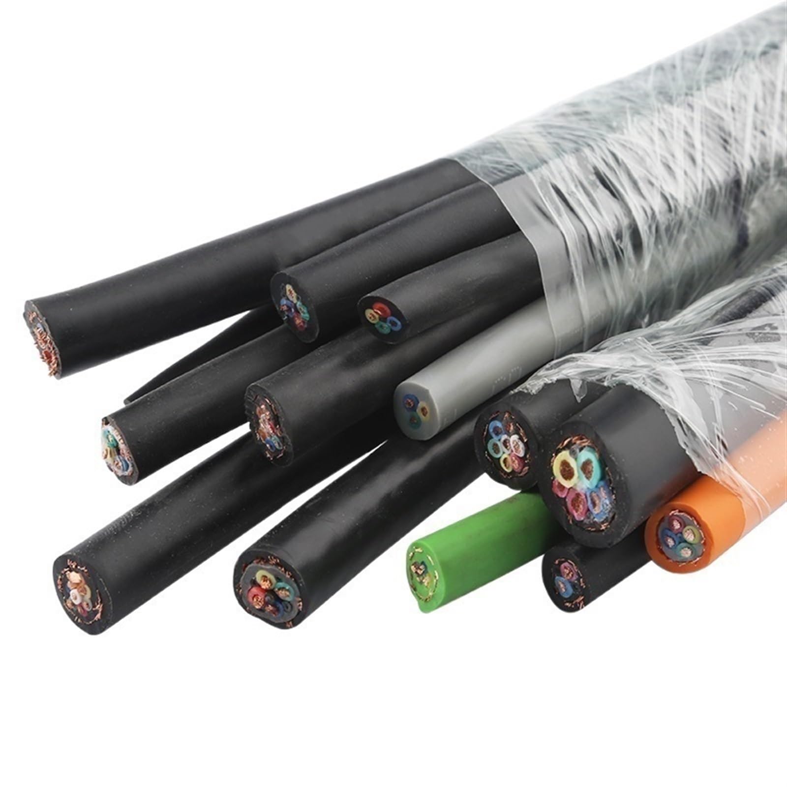Przewód, wielożyłowy kabel ekranowany, Wielożyłowe ekranowane kable do linii sygnałowej silnika wrzeciona krokowego frezarki CNC 1m(Spindle 3x1.5)