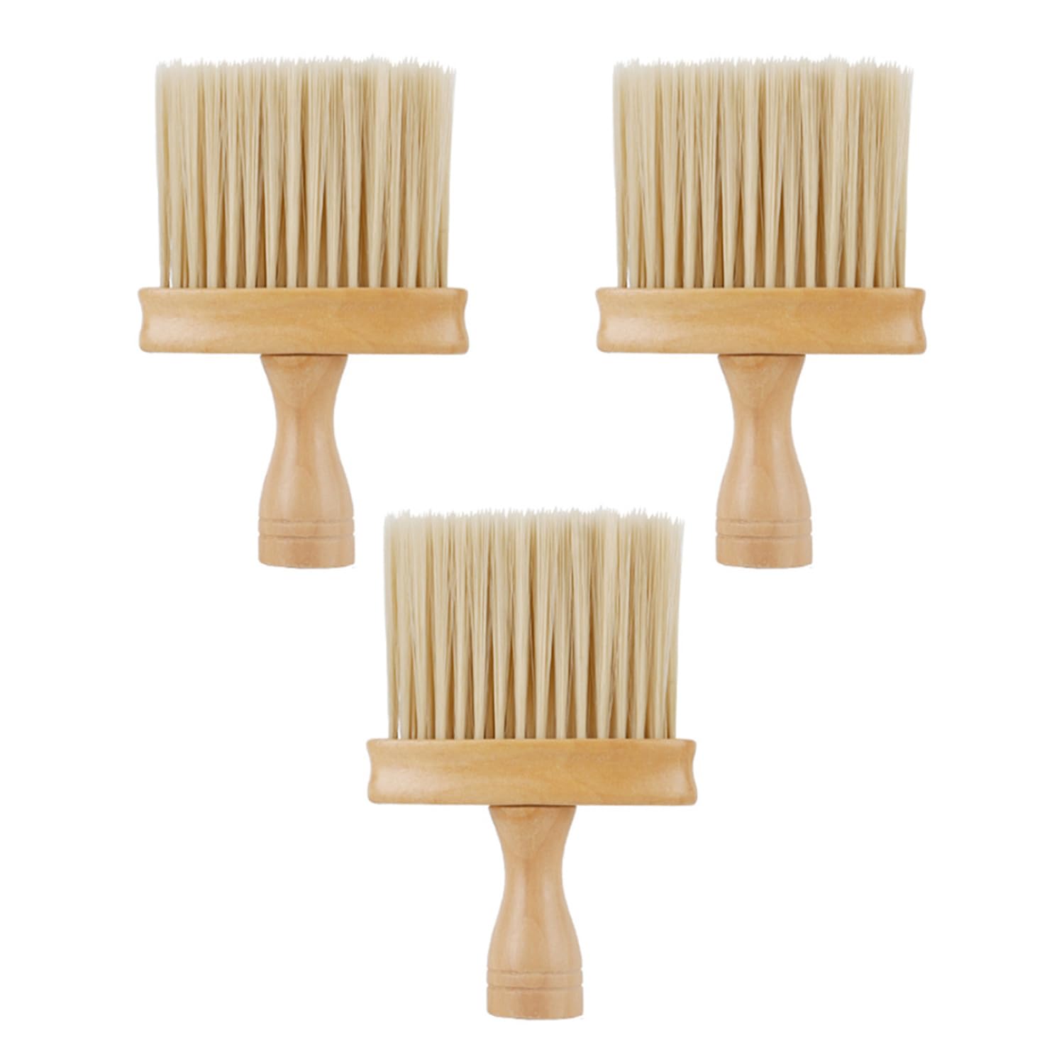 Pettine In Legno Di Faggio Da 3 Pezzi, Spazzola Per Capelli, Detergente Per Spazzola Per Il Collo, Spazzola Per La Pulizia Dei Capelli, Spazzola Per La Depilazione