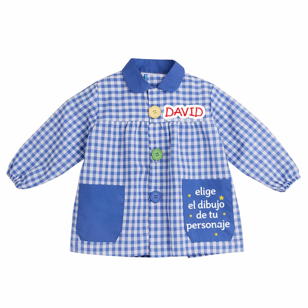 Babi/mandilón colegio. Personalizado con nombre. VUELTA AL COLE. Batas escolares. Regalos personalizados. Diferentes modelos a elegir