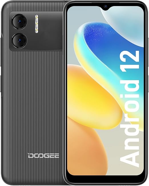 DOOGEE Unlocked Android Phone 2022, X98 PRO, 4G Dual Sim Phone Android 12, 6.5" HD Screen Cell Phones, 4GB+64GB, 4200mAh Battery, Face ID Android Phone, T-Mobile Unlocked Phone, Global Bands