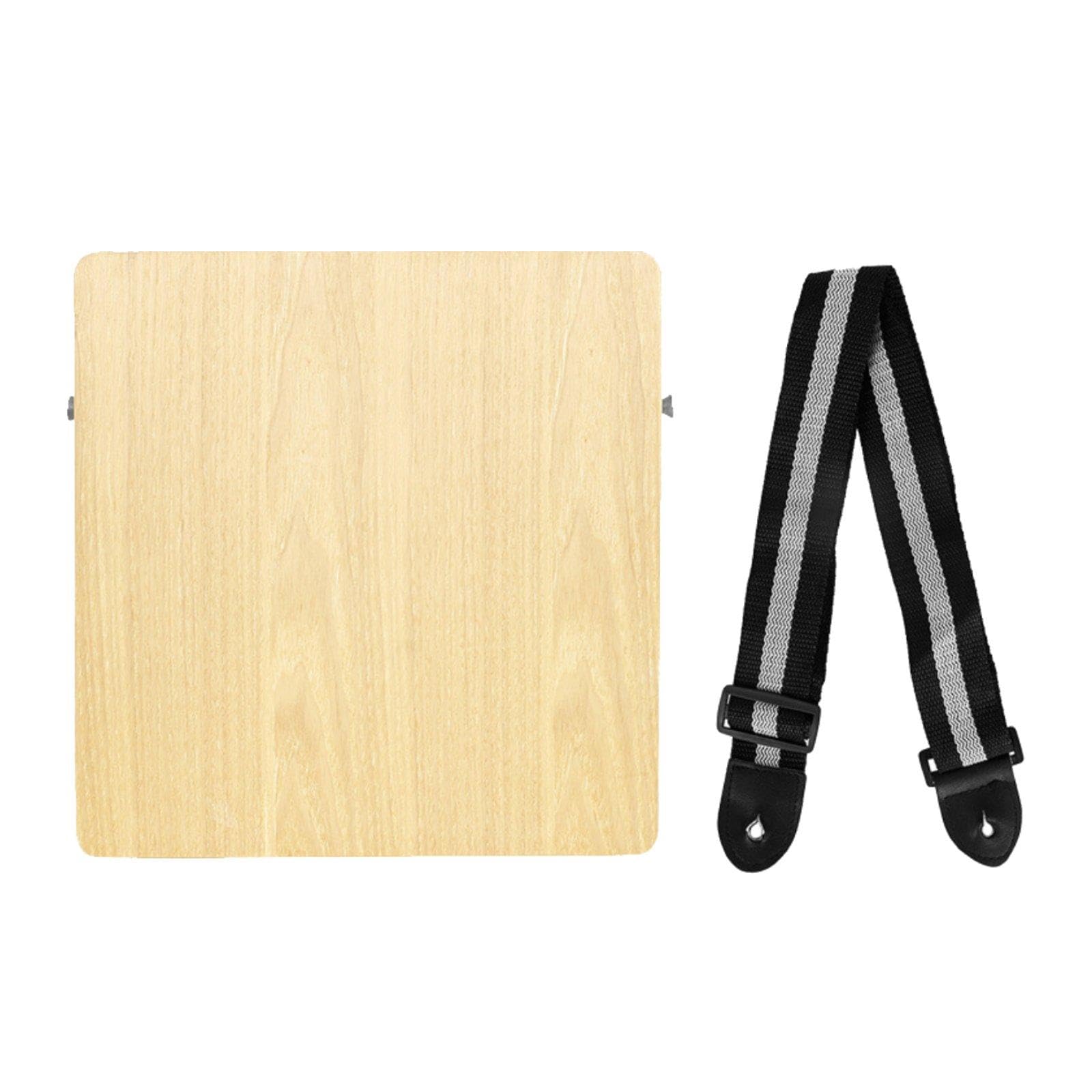Amagogo Tamburo a percussione portatile compatto e facile da suonare, con suono risonante, in legno, percussione a mano, professionale per feste in casa