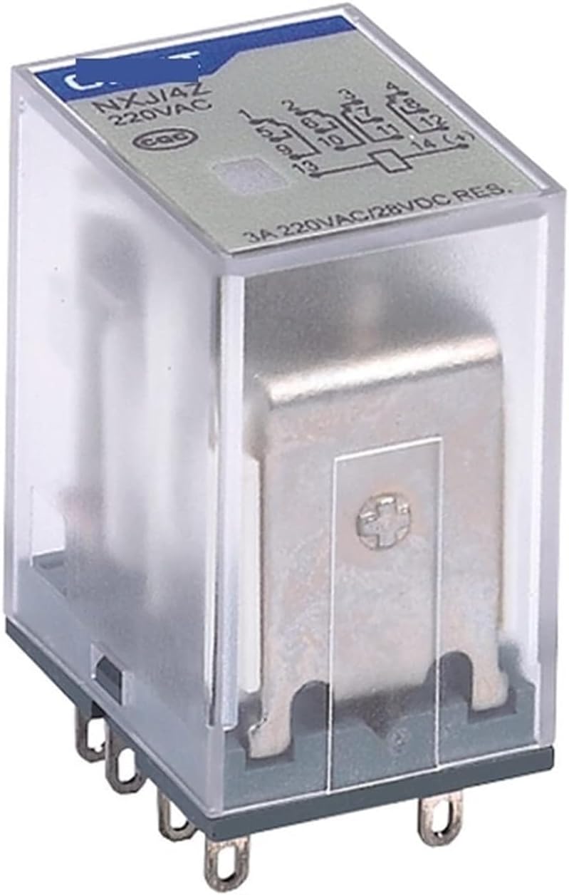 Circuit breaker NXJ Small Electromagnetic Relay 2Z 3Z 4Z DC Specifications Complete High Contact Reliability with Status Indicator Function 1Pcs (Color : 3Z, Size : (D) 24V DC) ( Color : 4Z , Size : (
