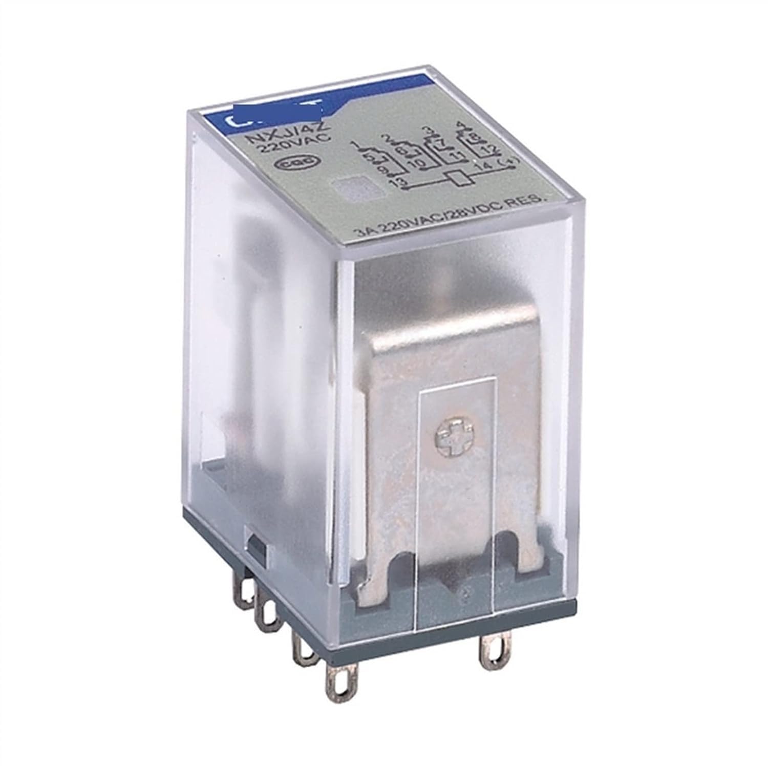 Automatyczny przełącznik NXJ Mały przekaźnik elektromagnetyczny 2Z 3Z 4Z DC Kompletny styki Wysoka niezawodność z funkcją wskaźnika stanu 1 szt. 24 V DC Kolor: 4Z (2Z, (D) 36V DC)