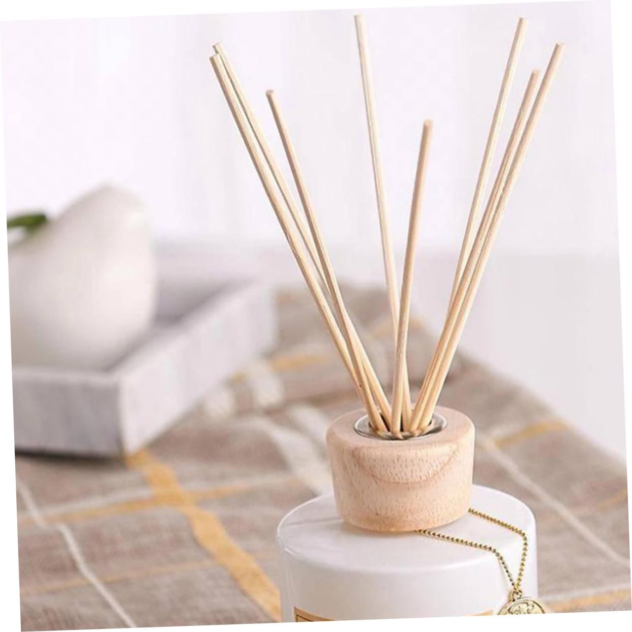 4sets 200pcs Rattan Diffuser Sticks for Essential Oil Aromatherapy Plant Aroma Supplies for Home Office Car Comfortable Decorative Accessory 200pcs*4