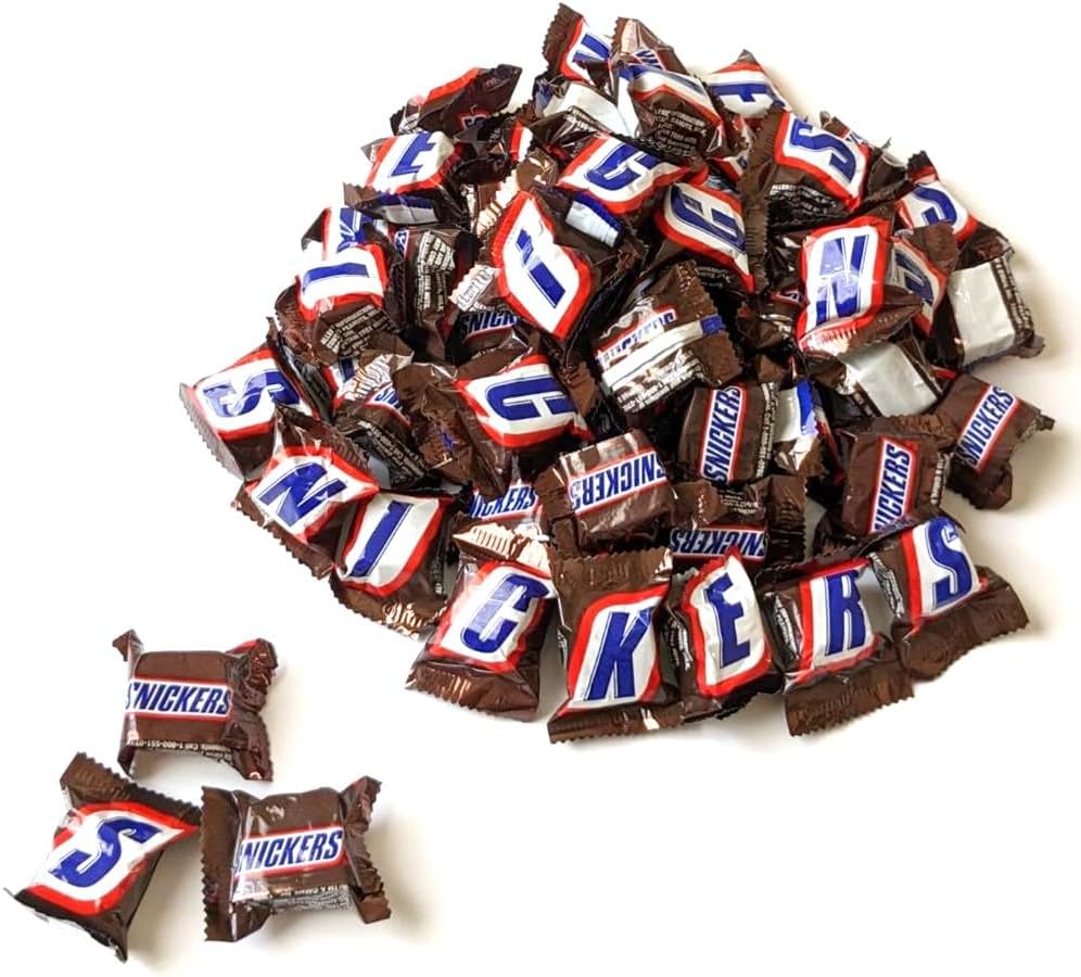 【60個】スニッカーズ ミニチュア 60個入り チョコレート SNICKERS MINIS ひとくちサイズ ライムキッチンC0011