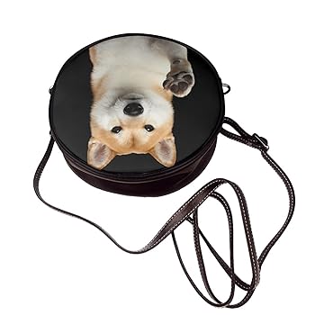 Amazon | [小さな店] ショルダーバッグ 柴犬 いぬ 犬柄 斜めがけ