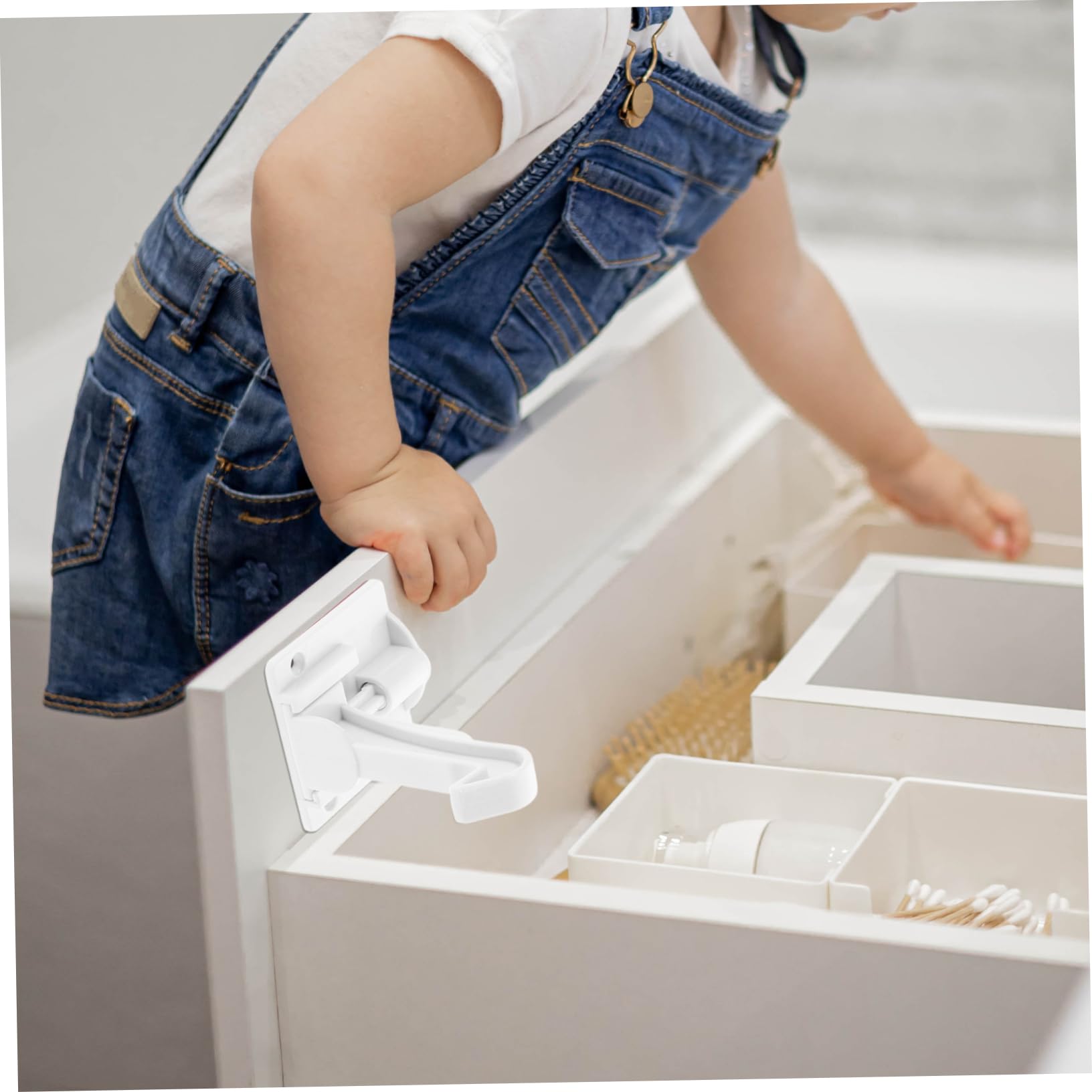 12stücke Kindersichere Schrankschlösser Ohne Bohren Tür Und Schrankverschlüsse Mit Sicherem Klebstoff Einfache Installation Für Kindersicherheit