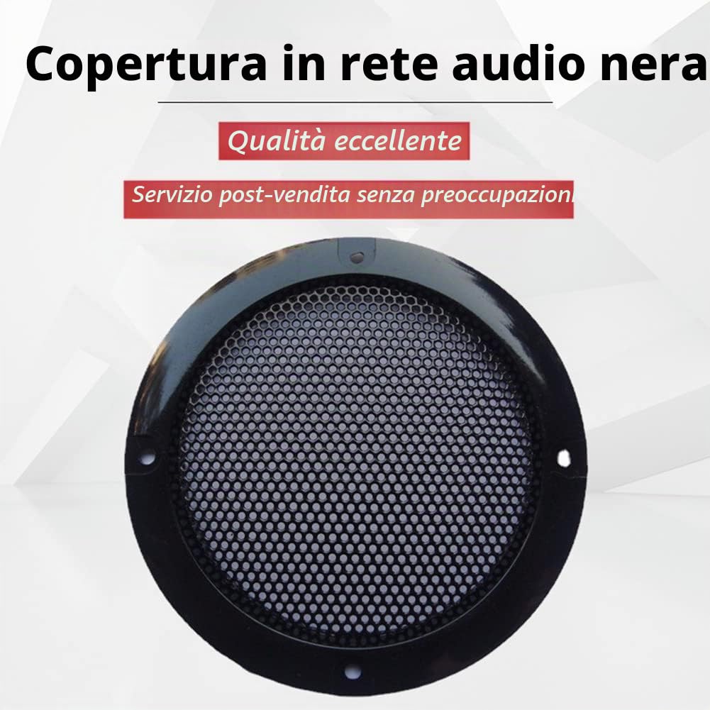 2pc Tweeter netto Decorative cerchio con protezione griglia da 3 pollici altoparlante dell'automobile 2pc Tweeter netto Decorative cerchio con protezione griglia da 3 pollici altoparlante dell'automobile