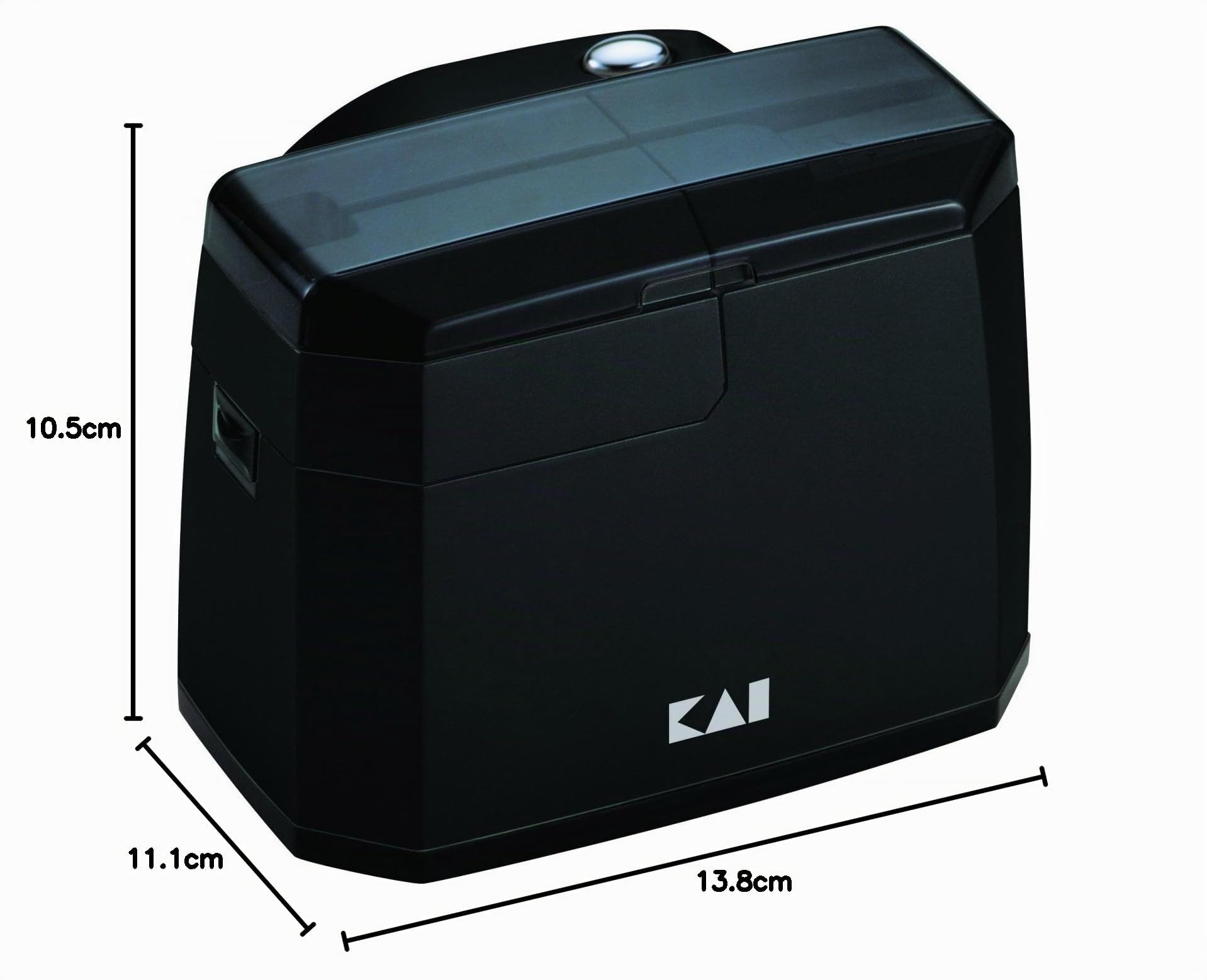 KAI Elektrischer Messerschärfer AP-118S 15° Winkel keramischer Schleifeinheit rutschfesten Standfüße 13,8 x 11,1 x 10,5 cm